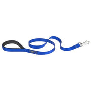 Ferplast daytona g guinzaglio in nylon impugnatura imbottita e porta sacchetti igienici blu per cani g25/120