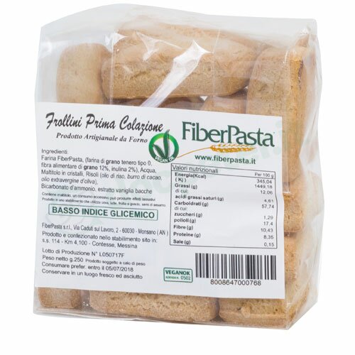 Fiberpasta frollini prima colazione 250g