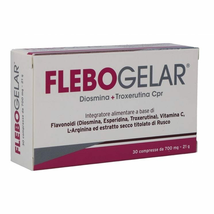 Flebogelar 30 compresse 21 g
