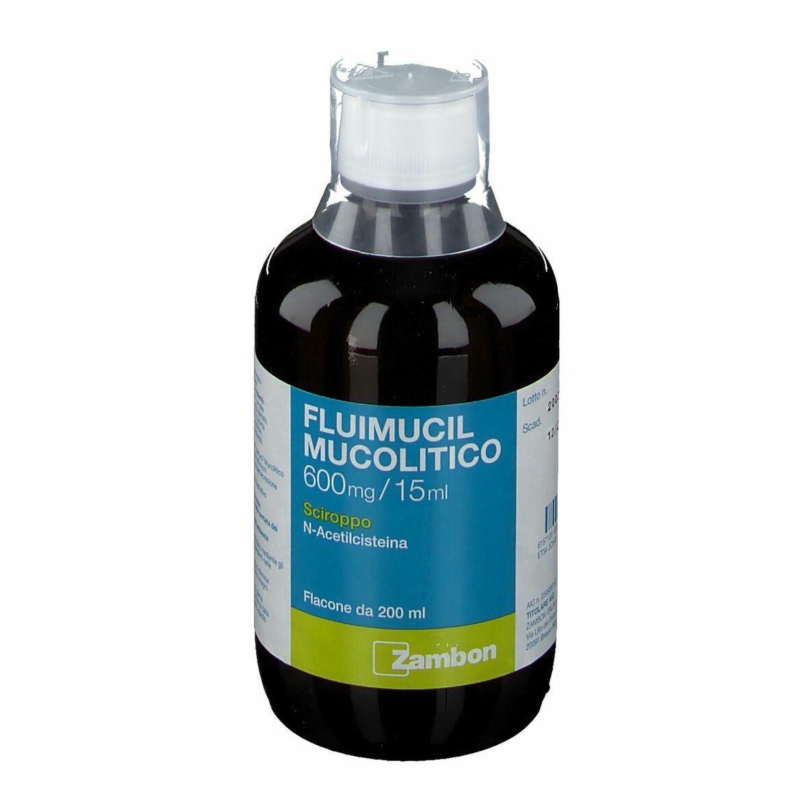 Fluimucil Mucolitico Sciroppo Espettorante 600mg/15ml