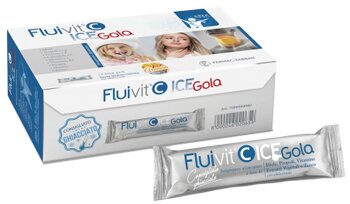 Fluivit c ice gola 12 stickpack 12 ml