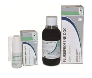 Flurbiprofene 0,25% doc generici spray mucosa orale 15 ml 
