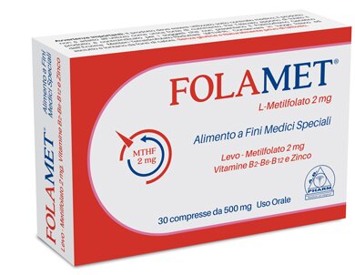 Folamet 30 compresse 500 mg