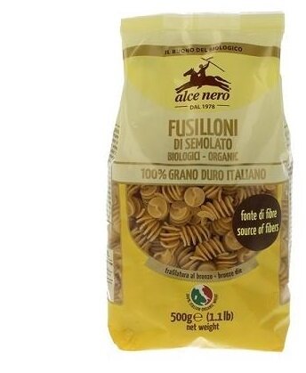 Fusilloni di semolato bio 500 g