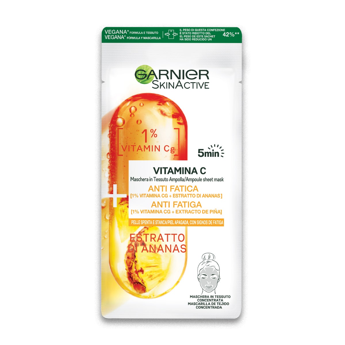 Garnier ampoules tiss mask v c