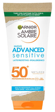 Garnier as adv sensibili latte 50+