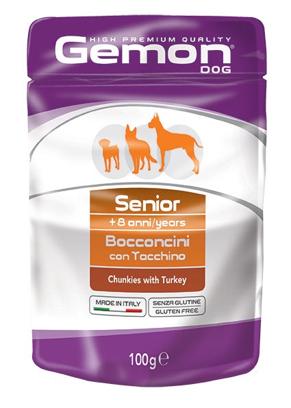 Gemon senior bocc tacchino ca100g