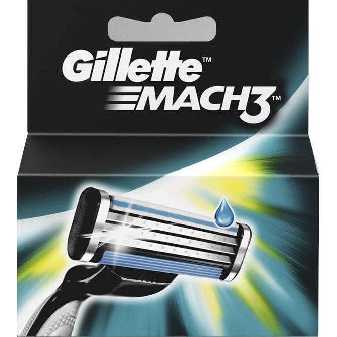 Gillette mach3 ricar stand 5 pezzi