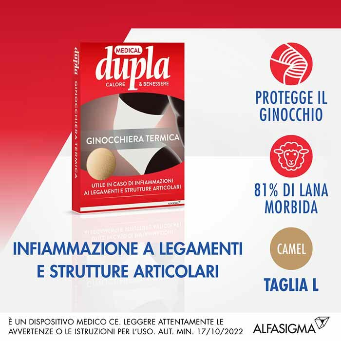 Ginocchiera termica dupla camel l