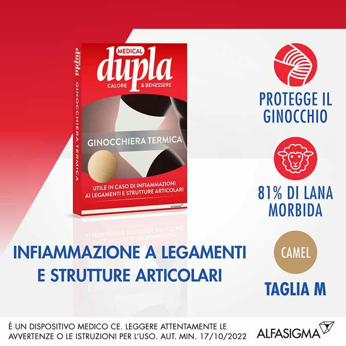 Ginocchiera termica dupla camel m