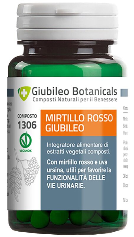 Giubileo botanicals mirtillo rosso 30 capsule