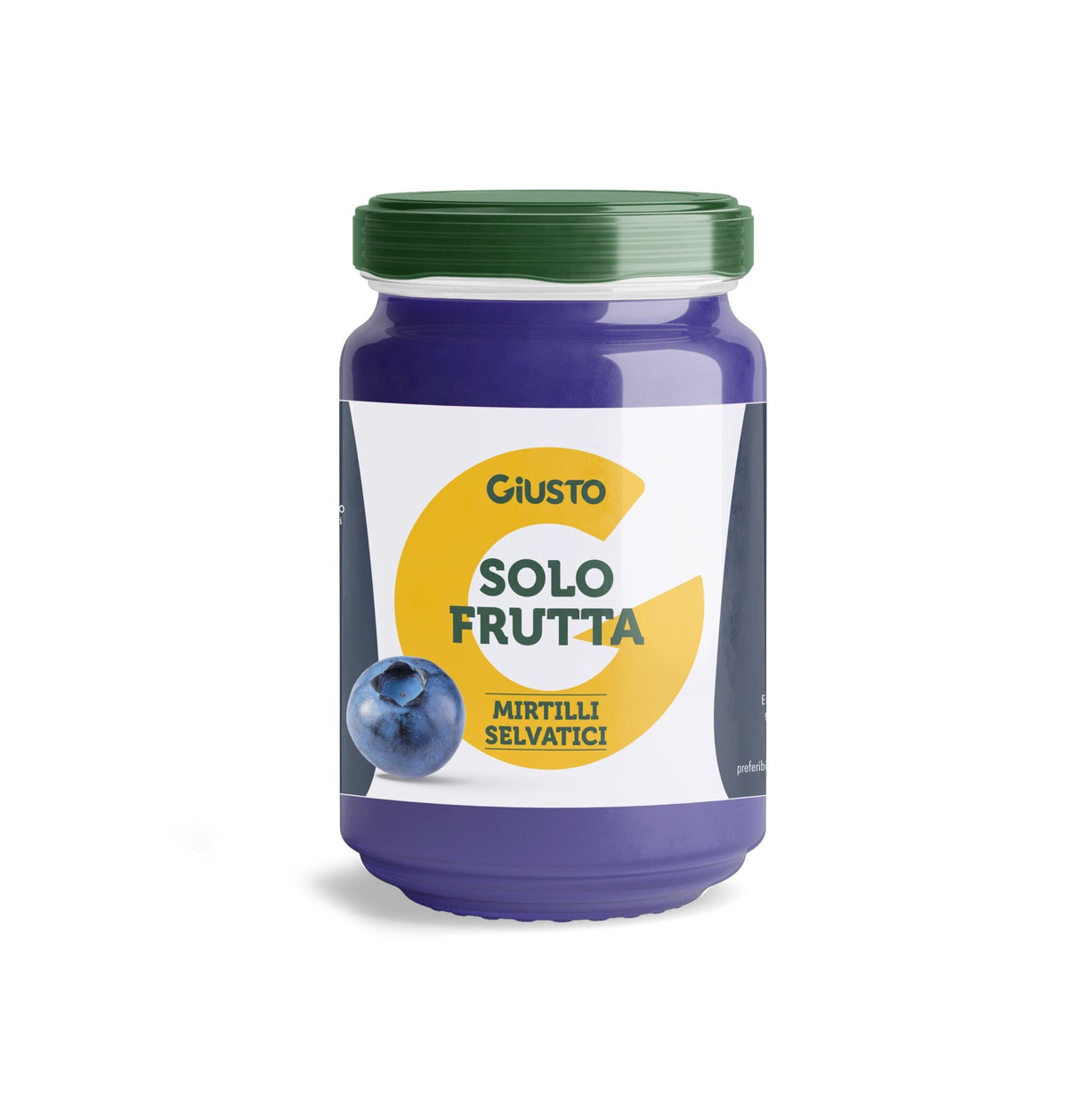 Giusto solo frutta gusto mirtillo 220g