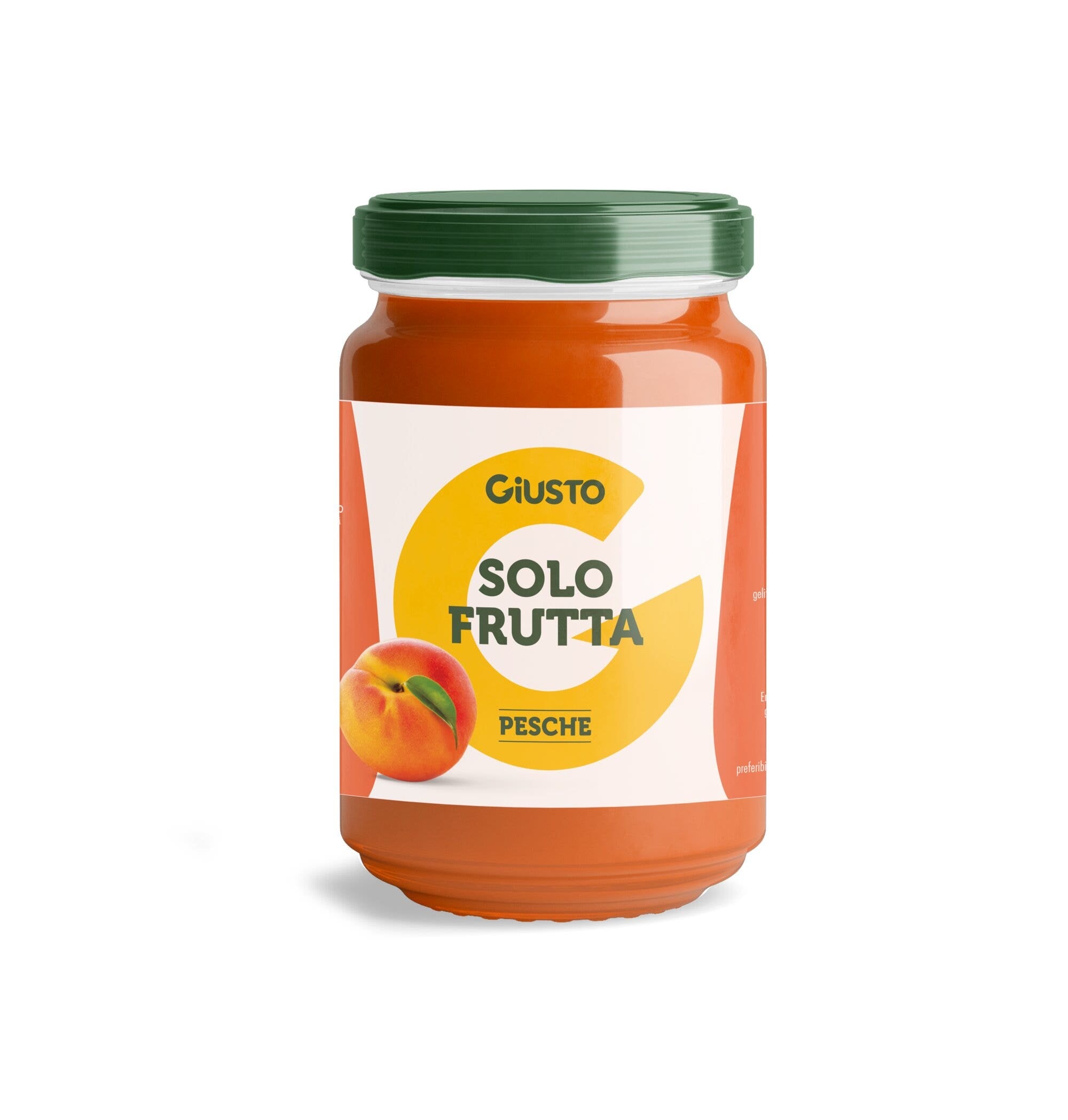 Giusto solo frutta gusto pesca 220g