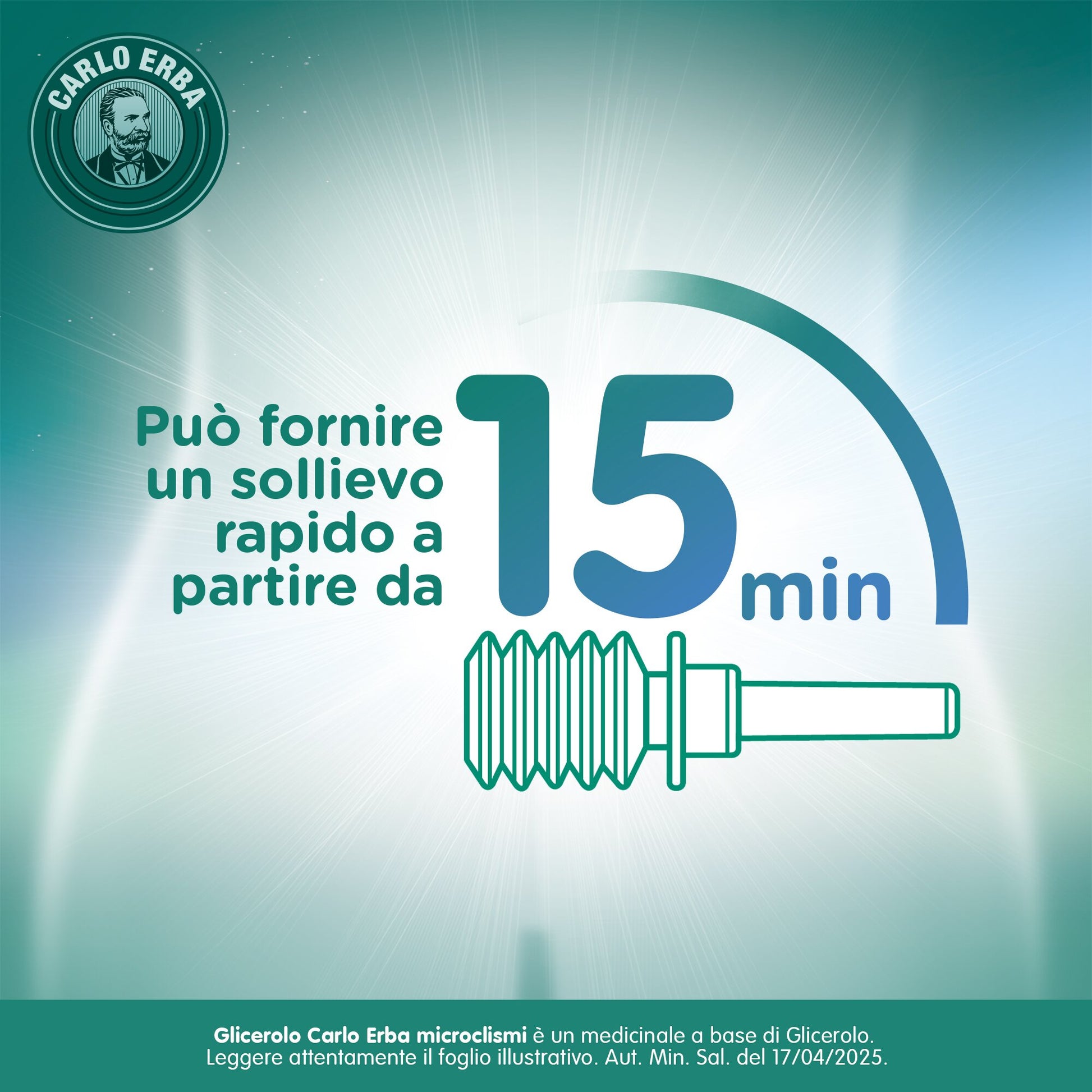 Glicerolo Carlo Erba Adulti 6,75 g Soluzione Rettale 6 clismi
