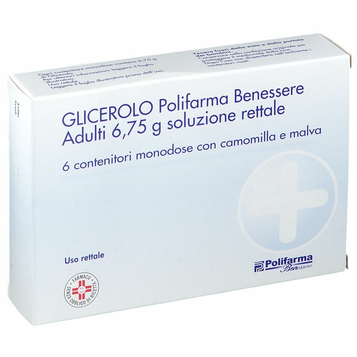 Glicerolo polifarma benessere adulti  6,75 g stitichezza 6 clismi