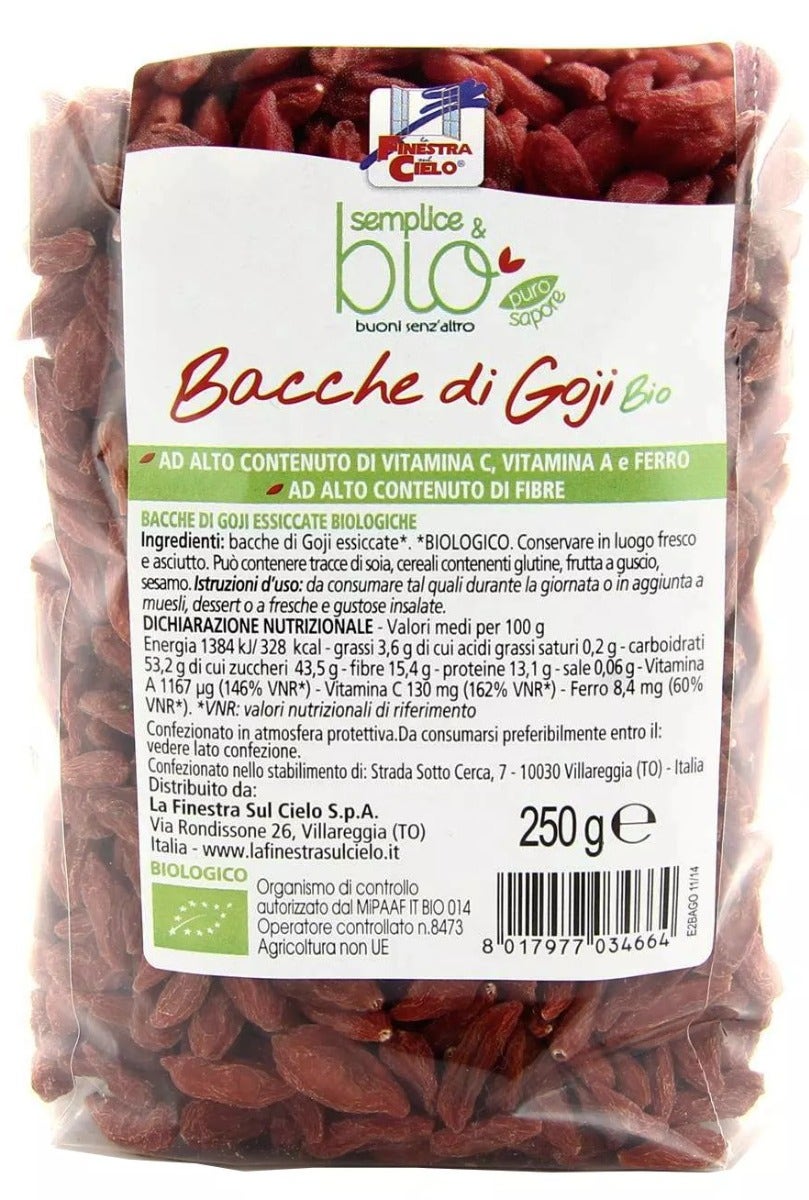 Goji bacche 250g bio sempl&bio