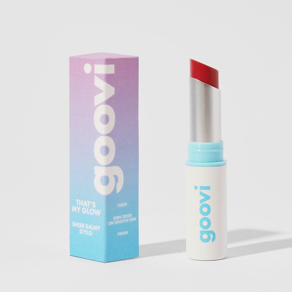 Goovi balsamo labbra colorato 04 bitten red