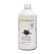 Greenatural doccia shampoo delicato lino/riso 1 litro
