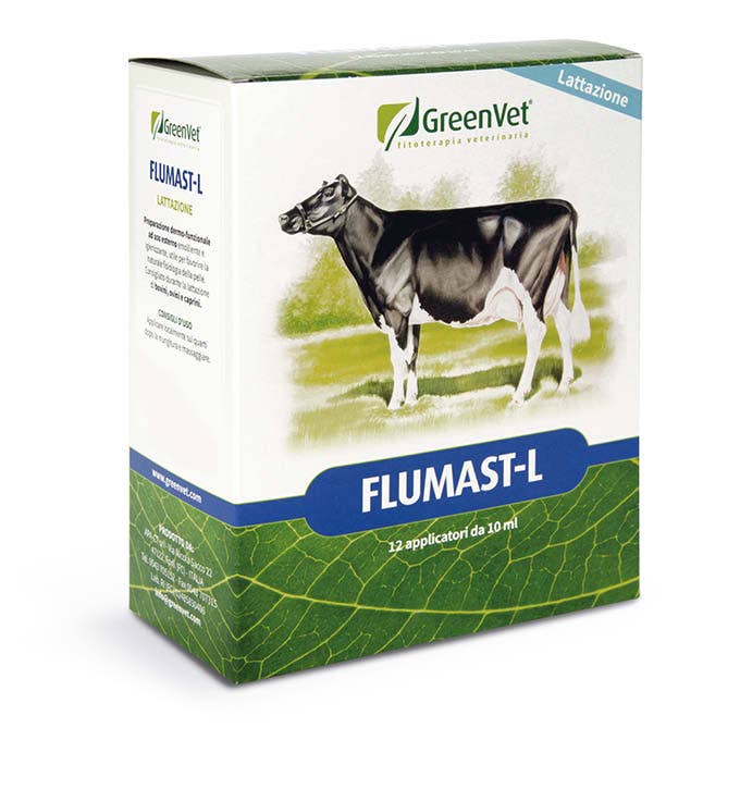 Greenvet flumast-l dermico 12 pezzi