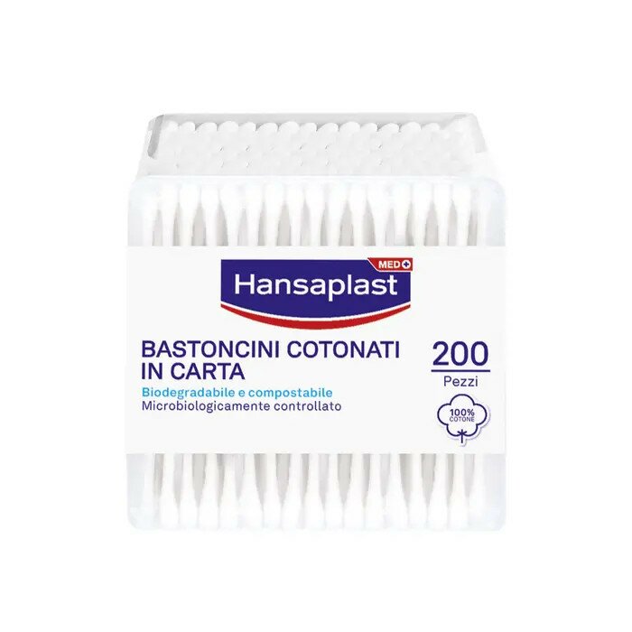 Hansaplast bastoncini cotone 200 pezzi