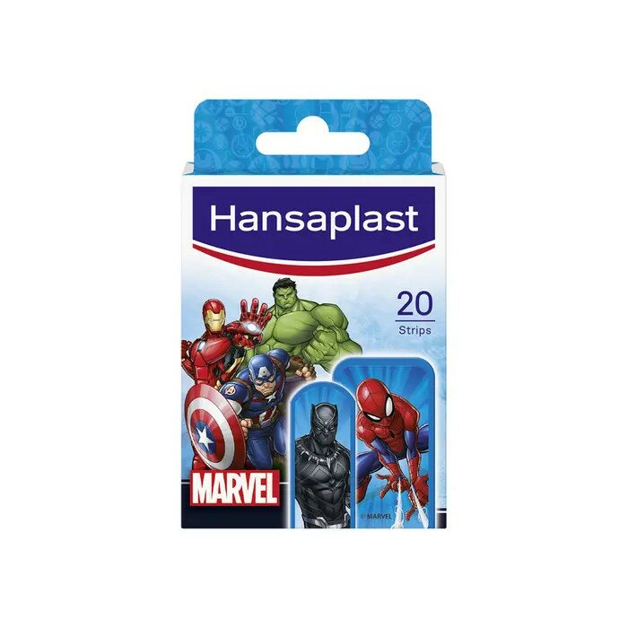 Hansaplast Cerotti Marvel Bambini Impermeabili E Delicati 2 Formati 20 Pezzi