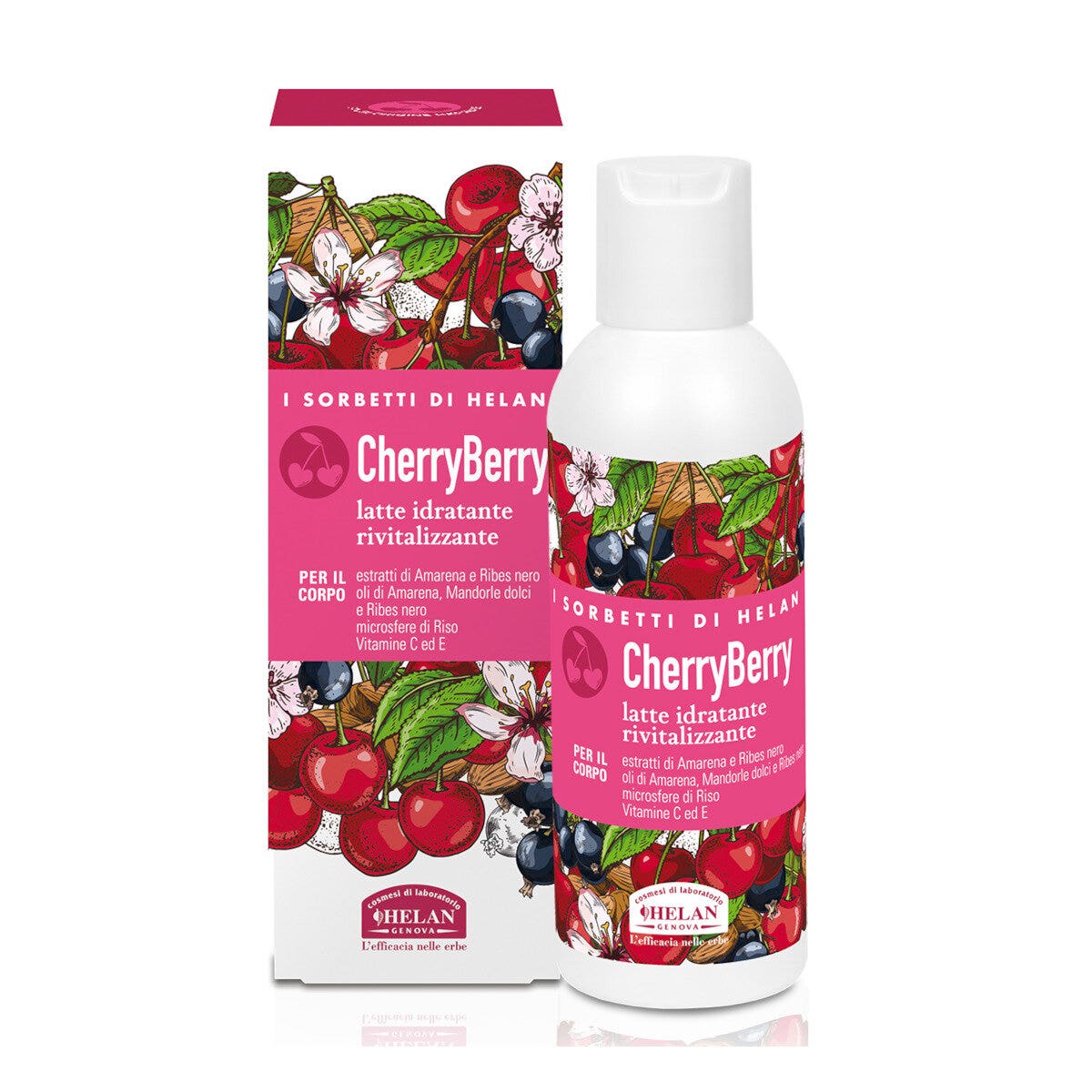 Helan i sorbetti cherryberry latte idratante rivitalizzante 150ml