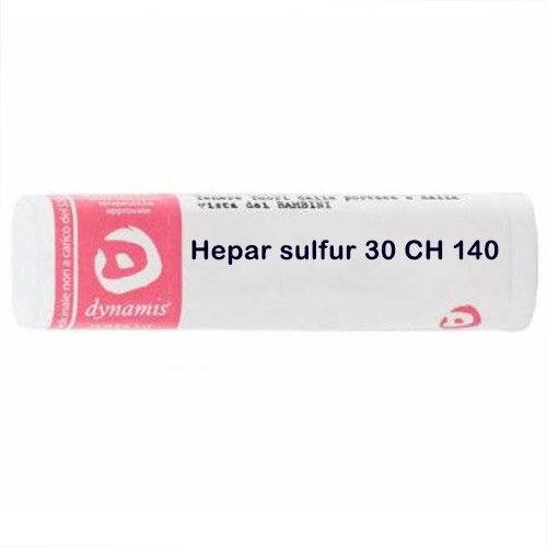 Hepar sulfur dynamis 30 CH 140 granuli contenitore multidose
