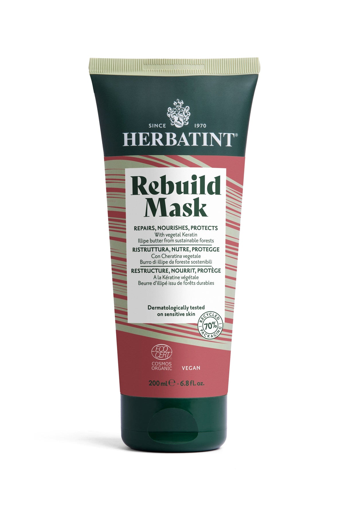 Herbatint rebuild mask maschera ricosituente 200ml