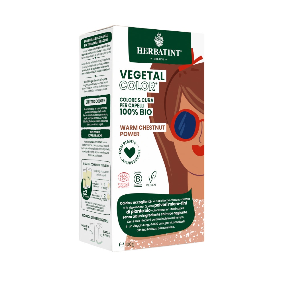 Herbatint vegetal warm chestnu
