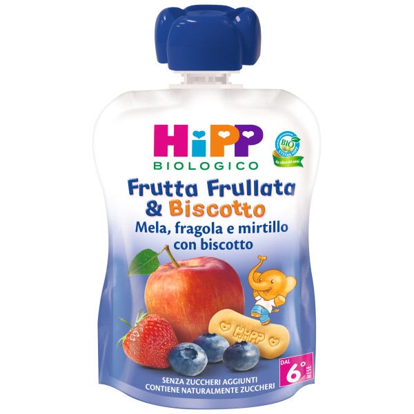 Hipp bio frutta frull&bisc fra