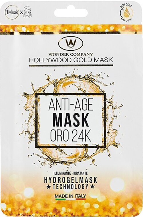 Hollywood gold mask antiage idratante illuminante