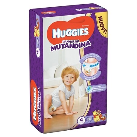 Huggies diaper pant gr 4 36pz