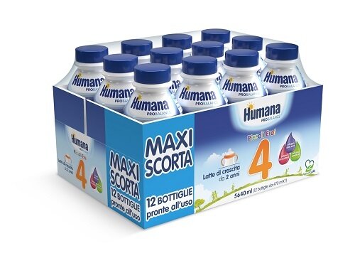 Humana 4 probalance multipack 12 bottiglie da 470 ml