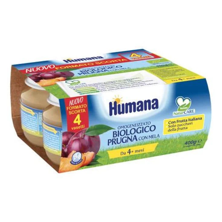Humana omog prugna bio 4x100g