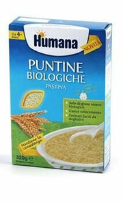 Humana puntine biologiche pastina 320 g