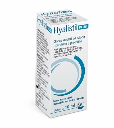 Hyalistil Plus Gocce Oculari Azione Riparatrice e Protettiva 10 ml
