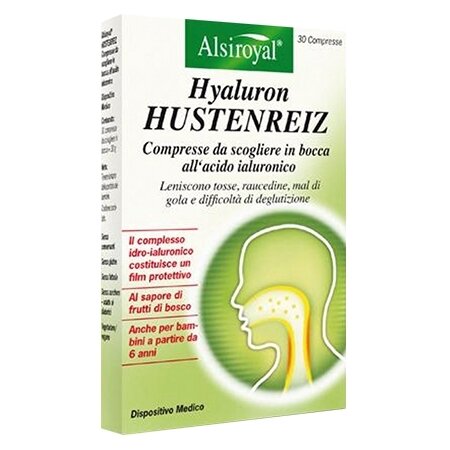 Hyaluron tosse & gola 30 compressen