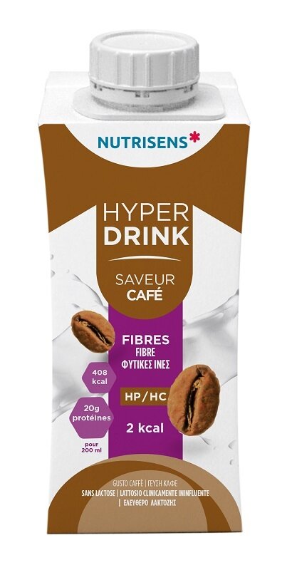 Hyperdrink 2kcal fibra caffe' tetra 24x200 ml