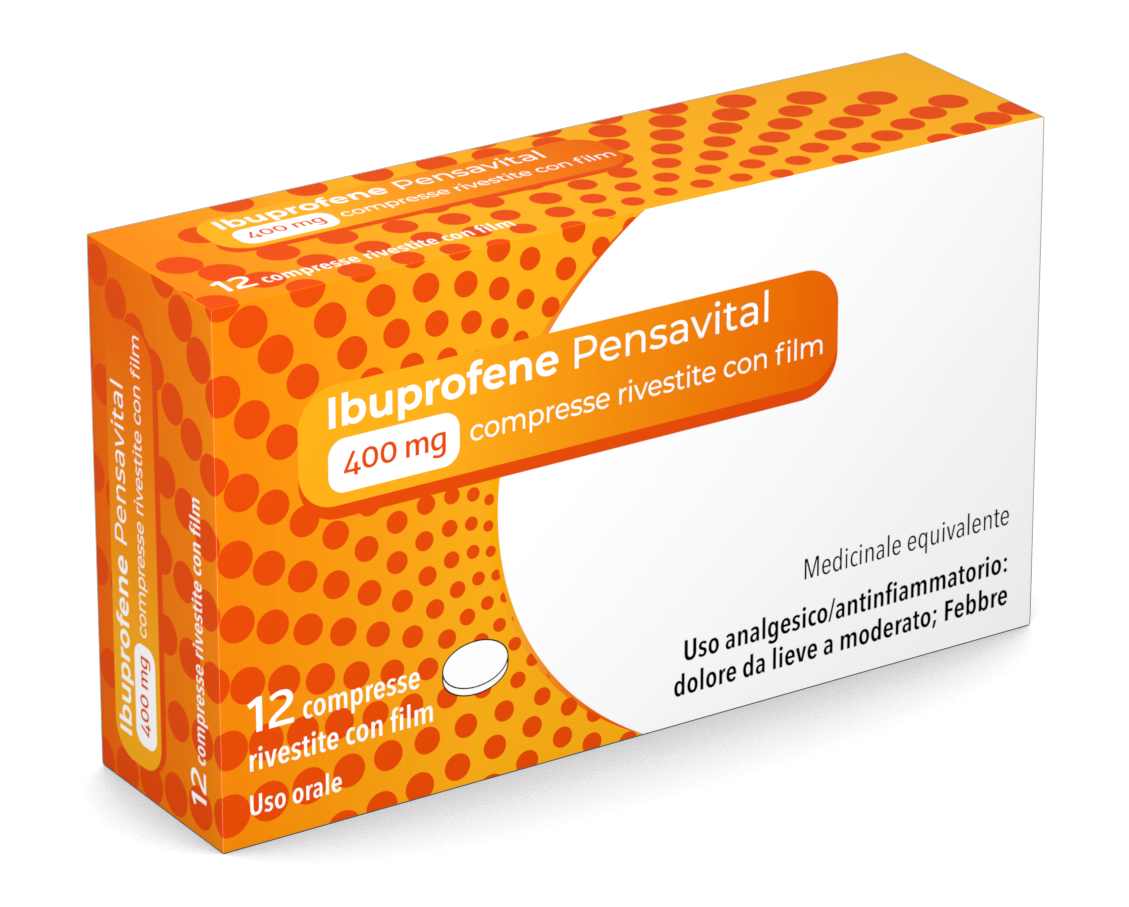 Ibuprofene pensavital 12 compresse 400mg