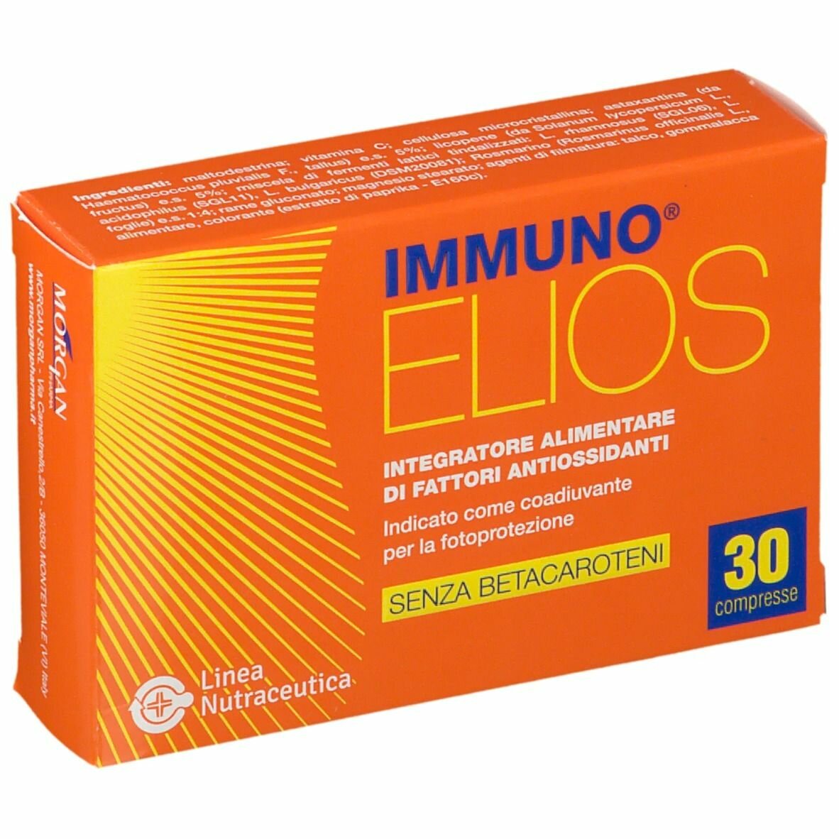 Immuno elios  acceleratore abbronzatura 30 compresse