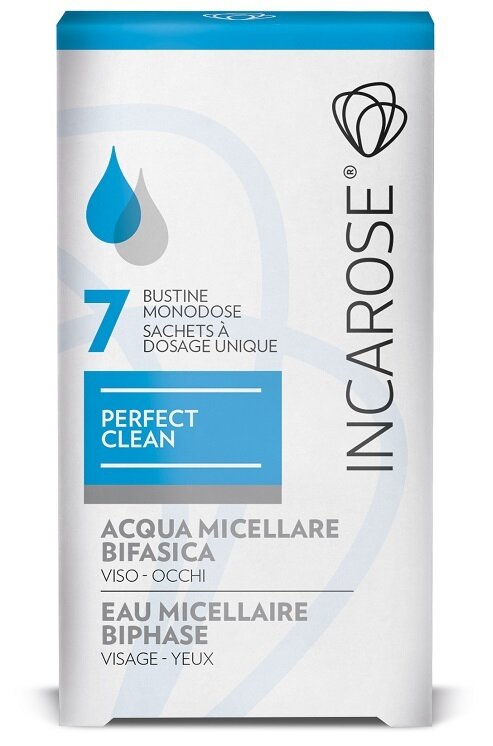 Incarose perfect clean acqua micellare monodose 7 buste