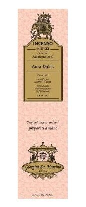 Incenso aura dulcis 10 sticks