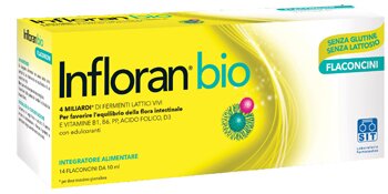 Infloran bio adulti fermenti lattici 14 flaconi