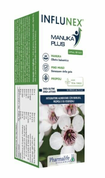 Influnex manuka plus 10 stick
