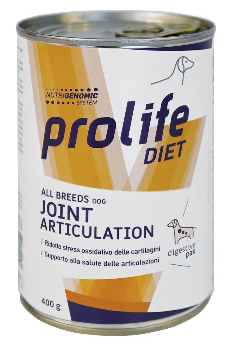 Prolife Dog Diet Wet Joint Articulation Cibo Umido Per Cani Tutte Le Taglie Lattina 400g