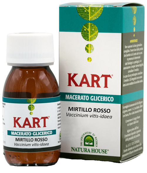 Kart vite monte ida mirtillo rosso macerato glicerico 50 ml
