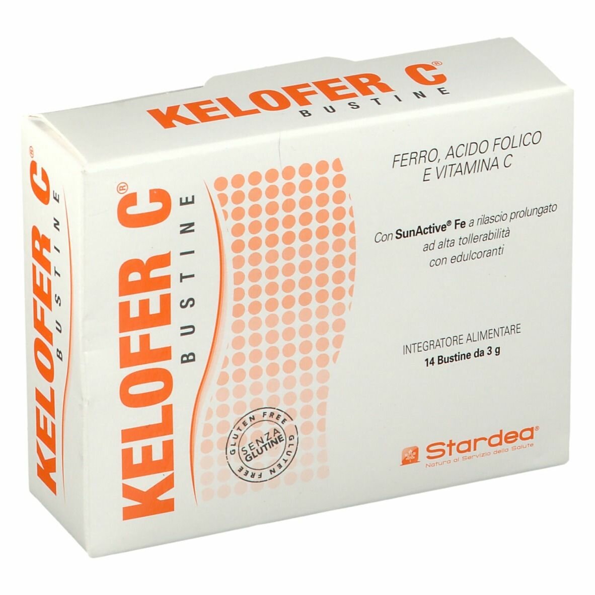 Kelofer c integratore ferro, folato&vit.c bustine