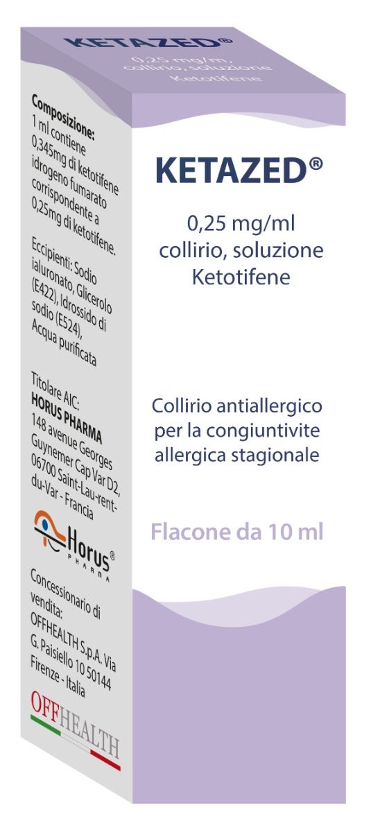 Ketazed collant 1fl 10ml0,25mg/ml