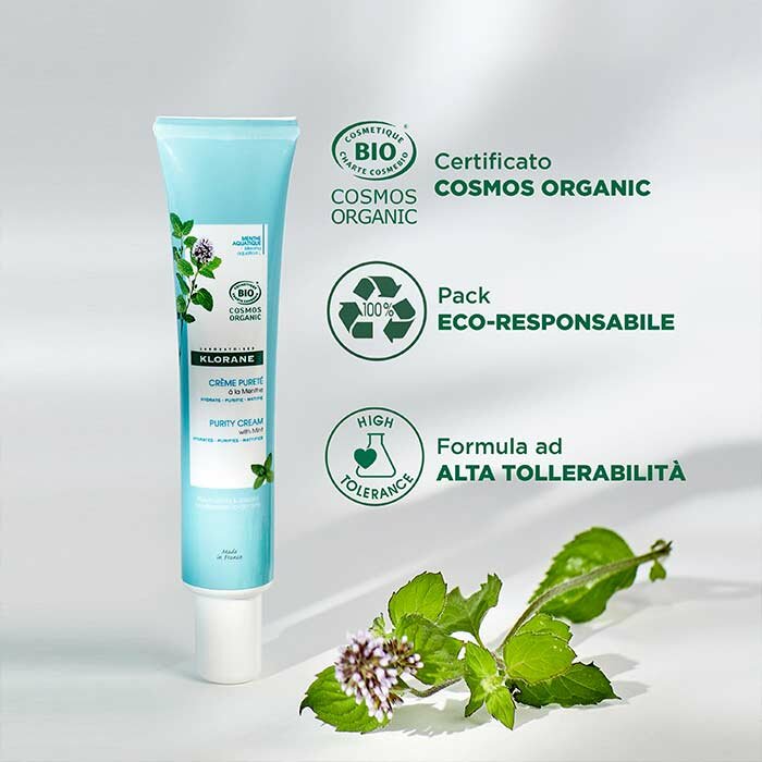 Klorane crema purificante menta acq