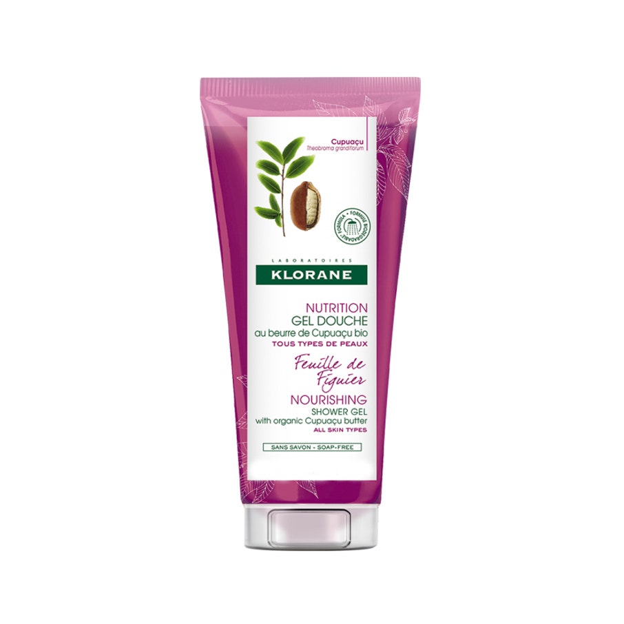 Klorane gel doccia foglie fic75ml